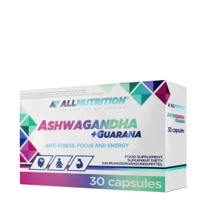 ALLNUTRITION Ashwagandha + Guarana (30 kapslar) – Viking Supplements