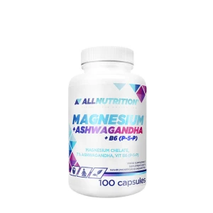 ALLNUTRITION Magnesium + Ashwagandha + Vitamin B6 (P-5-P) (100 kapslar) - Viking Supplements