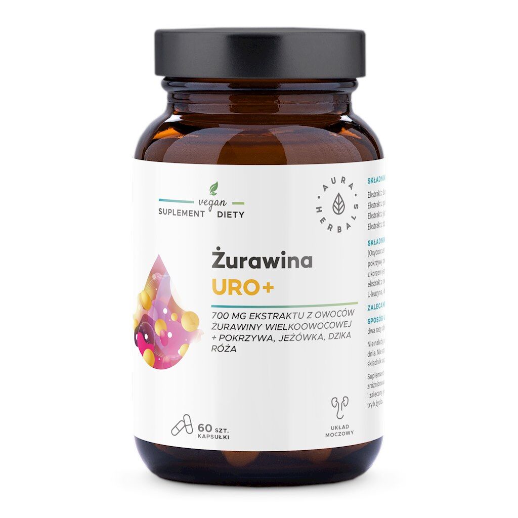 AURA HERBALS Cranberry Uro+ (60 kapslar) - Viking Supplements