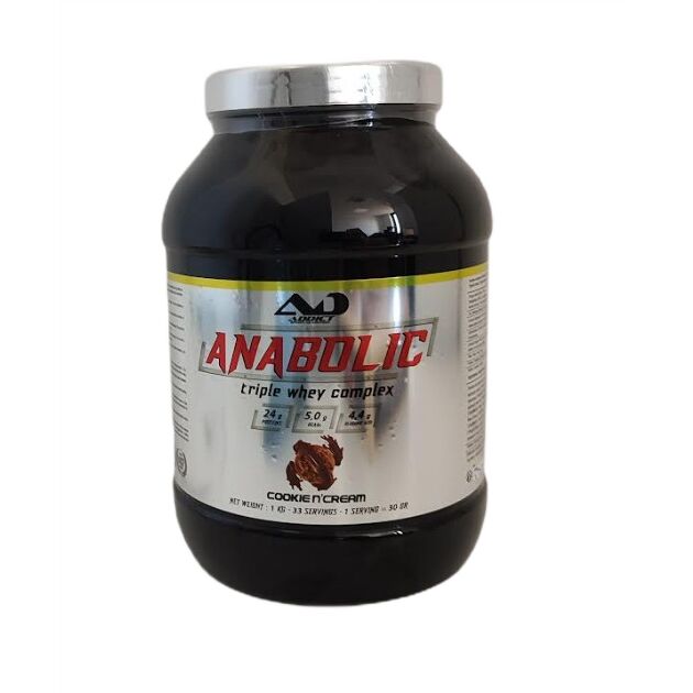 Addict Sport Nutrition Anabolic Triple Whey Complex, Cookie NCream 1000 g