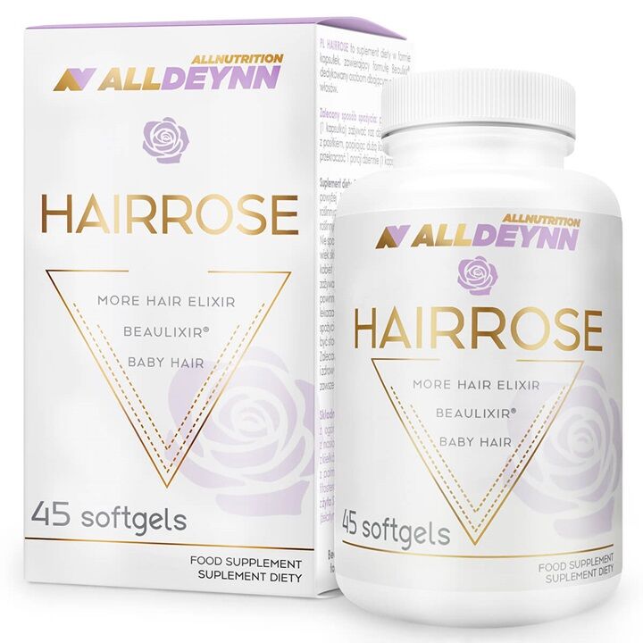 AllDeynn Hairrose 45 softgels billede
