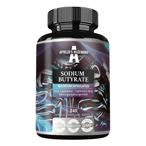 Apollo's Hegemony – Mikroinkapslat natriumbutyrat – 240 vcaps – Viking Supplements