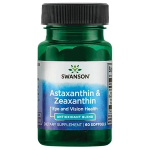 Astaxantin och zeaxantin – 60 mjuka kapslar – Viking Supplements