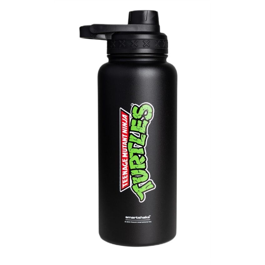 SmartShake - Bohtal isoleret sportsflaske TMNT, klassisk logo sort + 960 ml