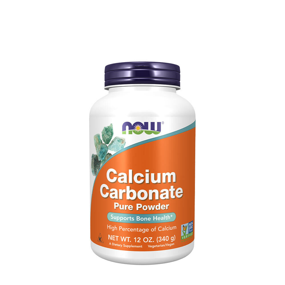 NOW Foods - Calcium Carbonate, Pure Powder - 340g