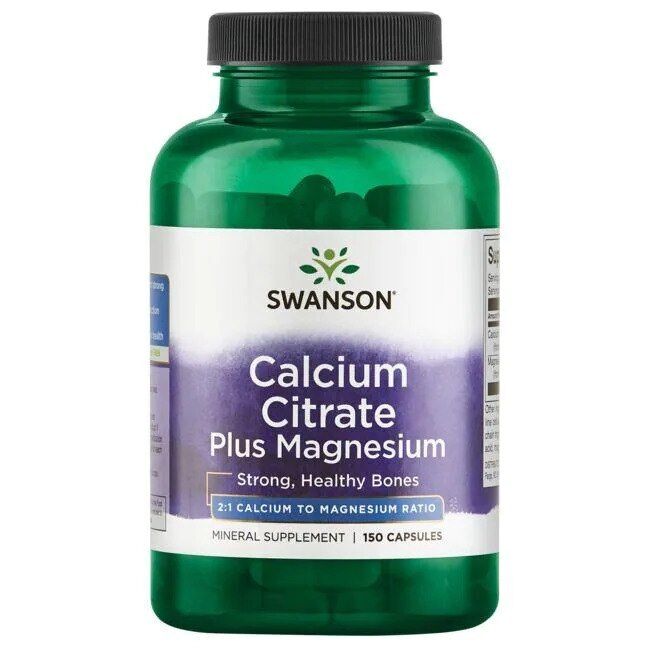 Kalciumcitrat med magnesium – 150 kapslar – Viking Supplements