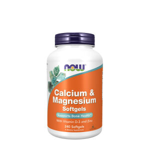 Kalcium och magnesium med D-vitamin och zink – 240 mjuka gelkapslar – Viking Supplements