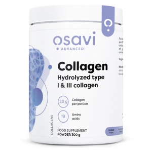 Kollagenpeptider – hydrolyserade typ 1 och 3 – 300 g – Viking Supplements