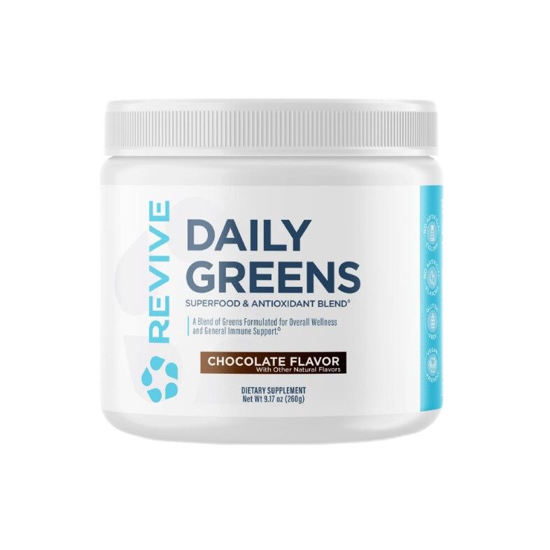 Revive - Daily Greens Powder, Chocolate (EAN 850030689764) - 260g