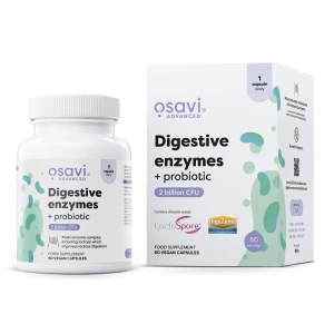 Matsmältningsenzymer + probiotika – 60 veganska kapslar – Viking Supplements