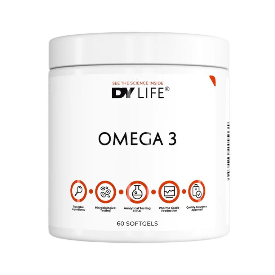 Dorian Yates – DY LIFE Omega 3 – 60 mjuka kapslar – Viking Supplements