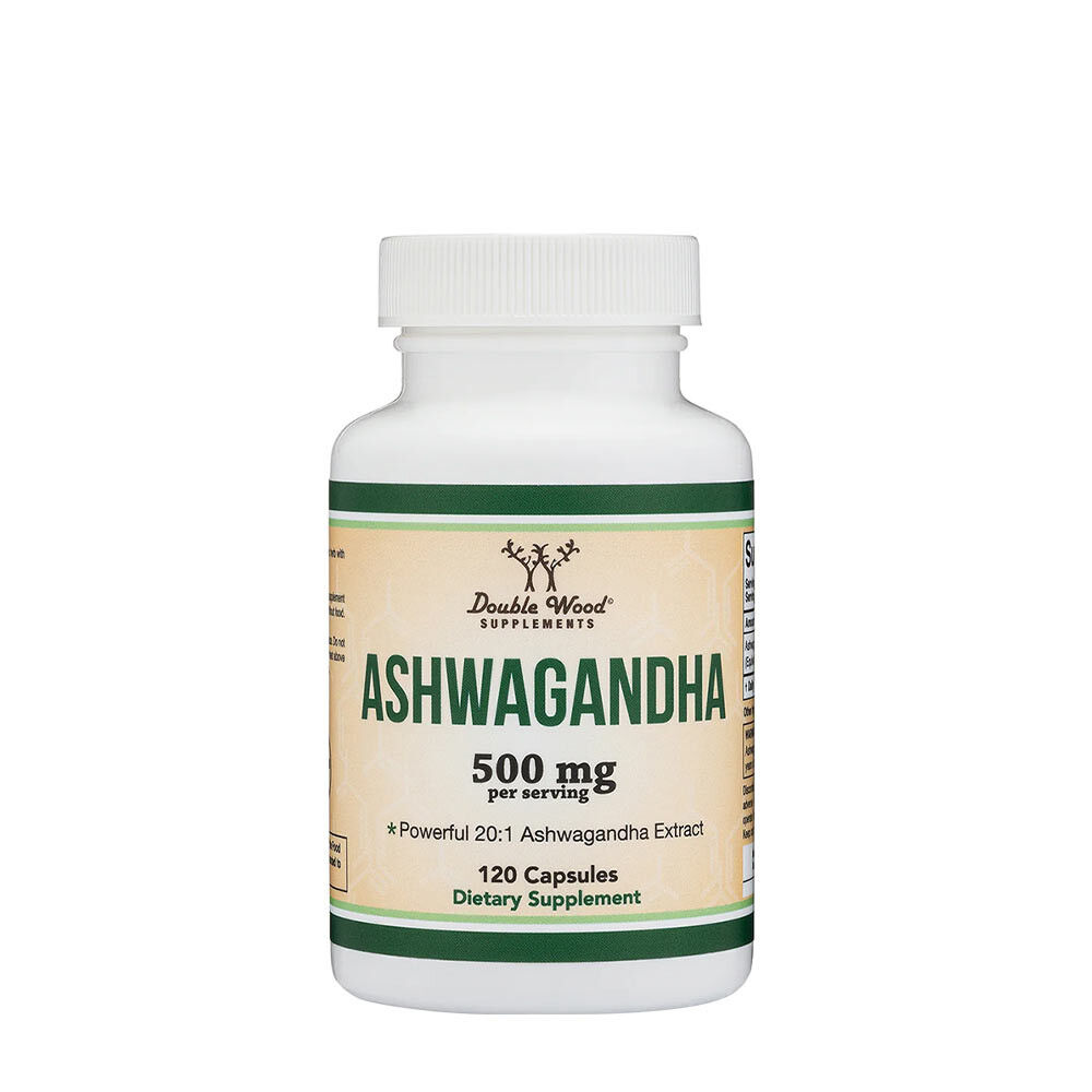 Double Wood kosttillskott med ashwagandha (120 kapslar) – Viking Supplements