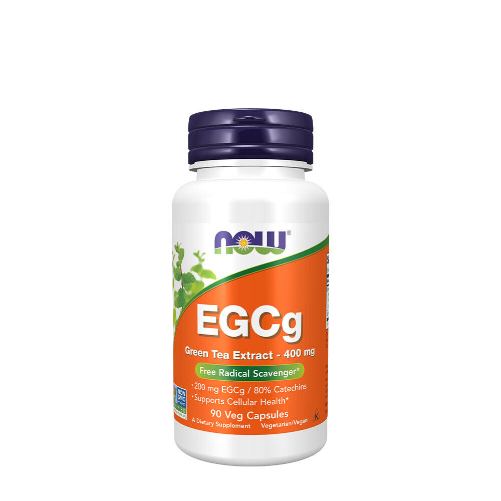NOW Foods - EGCg Green Tea Extract, 400mg - 90 vcaps