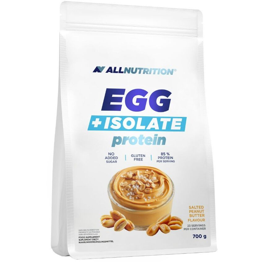 Allnutrition - Æggehvideprotein-isolat, saltet jordnøddesmør + 700 g