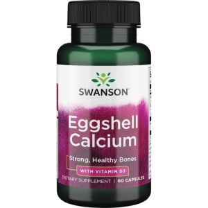 Kalcium från äggskal med vitamin D-3 – 60 kapslar – Viking Supplements