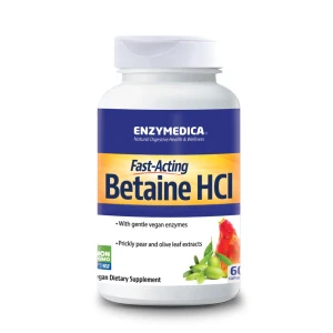 Enzymedica Betain-HCl 600 mg, 60 kapslar – Viking Supplements
