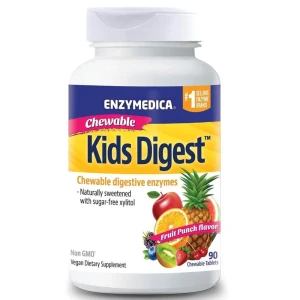 Enzymedica Kids Digest Tuggtabletter med fruktsmak 90 tuggtabletter – Viking Supplements