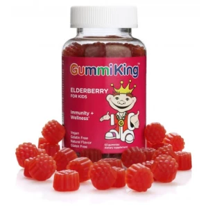 GUMMIKING Fläderbär för barn (60 geléer) – Viking Supplements
