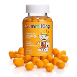 GUMMIKING Gurkmeja + ingefära för barn (60 geléer) – Viking Supplements