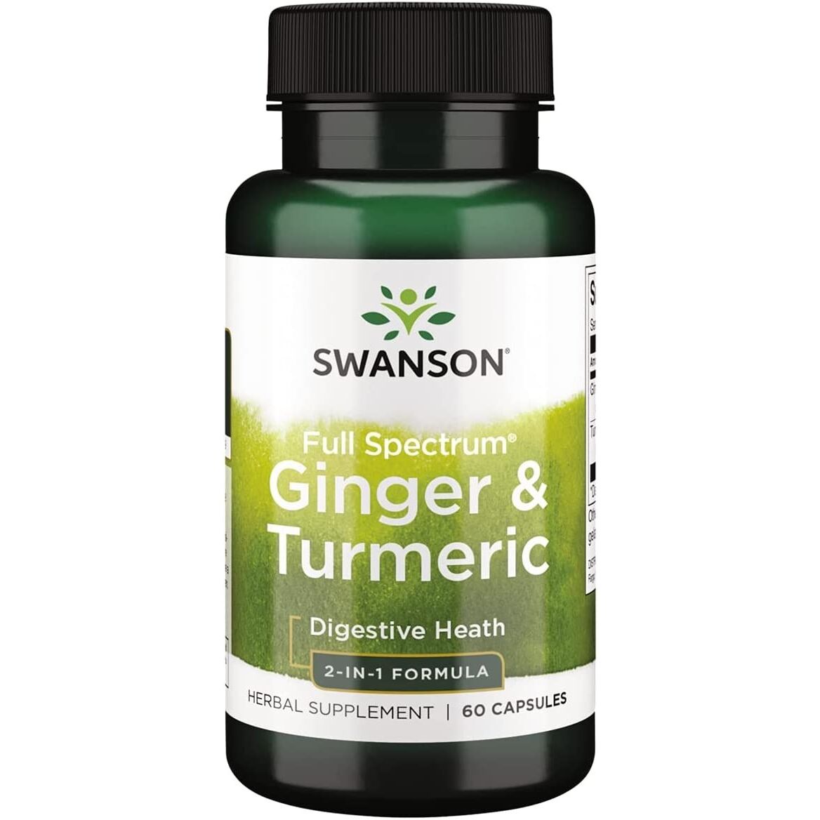 Full Spectrum Ginger & Turmeric 2-in-1 Formula 60 kapsler