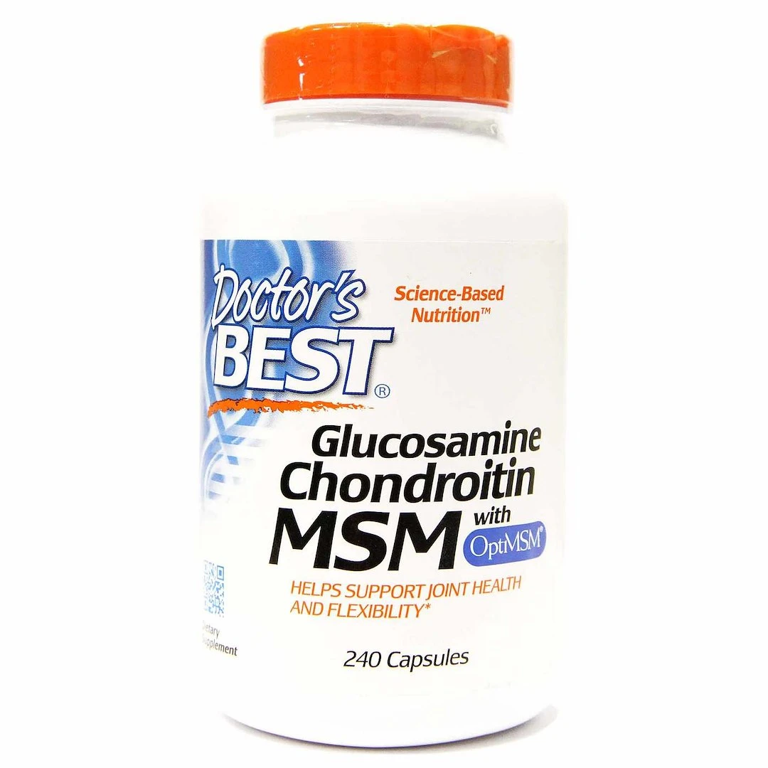 Glukosamin, kondroitin och MSM med OptiMSM – 240 kapslar – Viking Supplements