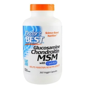 Glukosamin, kondroitin och MSM med OptiMSM – 360 kapslar – Viking Supplements