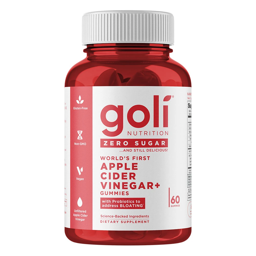 Goli Nutrition Äppelcidervinäger, sockerfri, 60 gummibitar – Viking Supplements