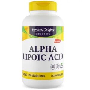 HEALTHY ORIGINS Alfa-liponsyra 600 mg (150 kapslar) - Viking Supplements