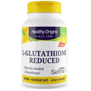 HEALTHY ORIGINS L-glutation, reducerad form (60 kapslar) – Viking Supplements