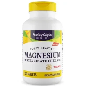 HEALTHY ORIGINS Magnesiumbisglycinatkelat (120 tabletter) – Viking Supplements