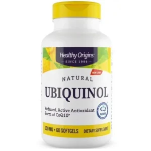 HEALTHY ORIGINS Naturligt ubiquinol 100 mg (60 kapslar) – Viking Supplements