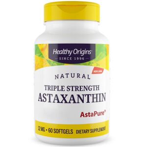 Healthy Origins Astaxanthin Depot 12 mg, 60 mjuka kapslar – Viking Supplements