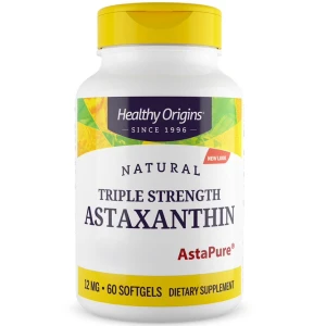 Healthy Origins Astaxanthin Depot 12 mg, 60 mjuka kapslar – Viking Supplements