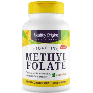 Healthy Origins Metylfolat 800 mcg 120 kapslar – Viking Supplements