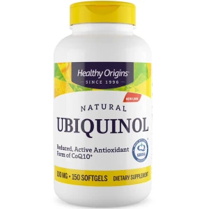 Healthy Origins Natural Ubiquinol 100 mg, 150 mjuka kapslar – Viking Supplements