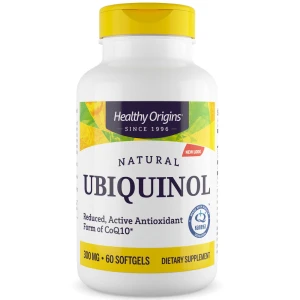 Healthy Origins Natural Ubiquinol 300 mg, 60 mjuka kapslar – Viking Supplements