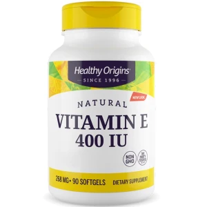 Healthy Origins Natural Vitamin E Depot 400 IE 90 mjuka kapslar – Viking Supplements