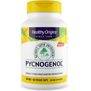 Healthy Origins Pycnogenol 100 mg, 60 vegetariska kapslar – Viking Supplements