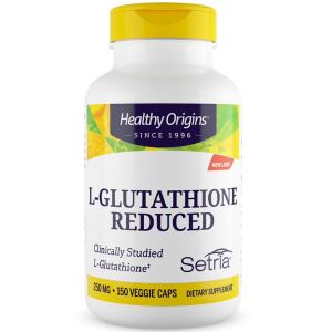 Healthy Origins Setria reducerat L-glutation 250 mg, 150 kapslar – Viking Supplements