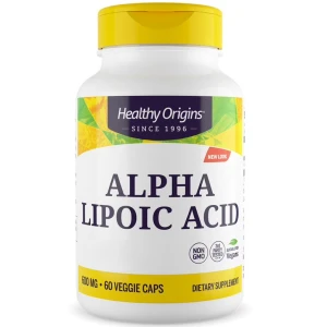 Healthy Origins alfa-liponsyra depot 600 mg, 60 kapslar – Viking Supplements