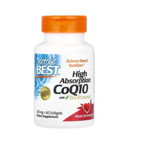 CoQ10 med hög biotillgänglighet och BioPerine