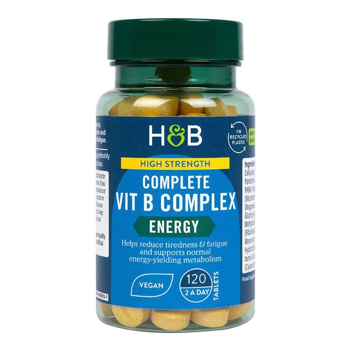 Komplett B-vitaminkomplex med hög styrka – 120 tabletter – Viking Supplements