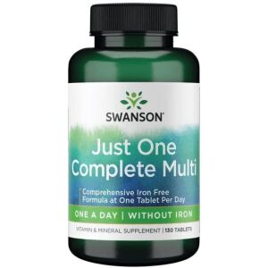 Bara ett komplett multivitaminpreparat utan järn – 130 tabletter – Viking Supplements