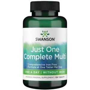 Bara ett komplett multivitaminpreparat utan järn – 130 tabletter – Viking Supplements