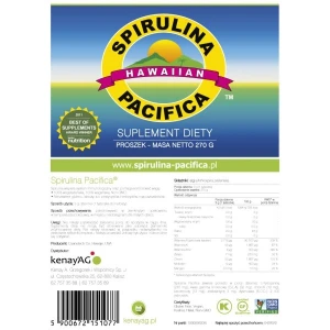 KENAY Spirulina Pacifica-pulver (270 g / 9