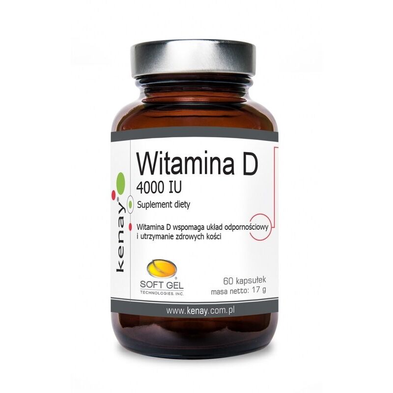 Kenay - Vitamin D3 4000 IU, 100 mcg (60 kapsler)
