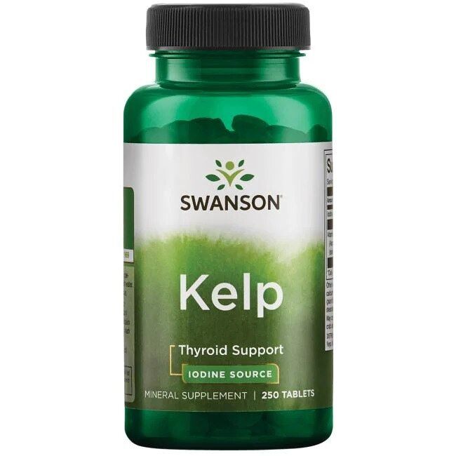 Swanson - Kelp Iodine Source - 250 tablets