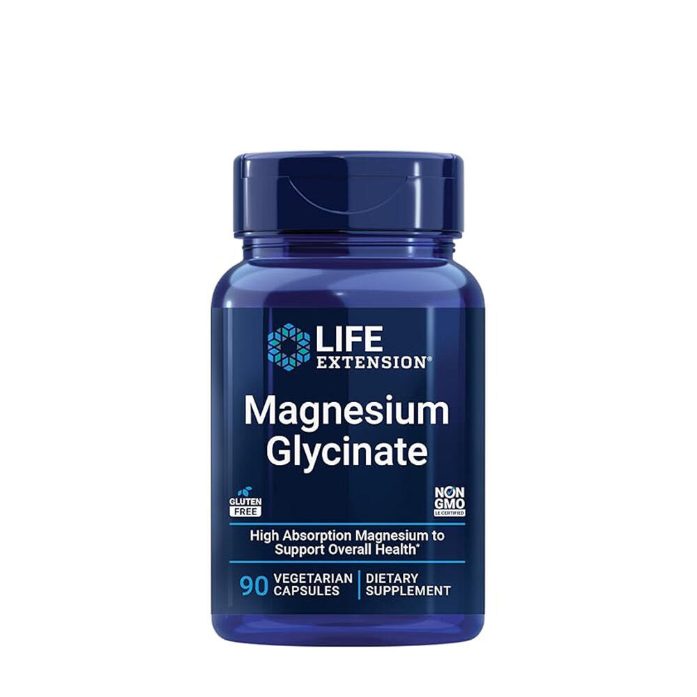 Life Extension Magnesiumglycinat (90 kapslar) – Viking Supplements