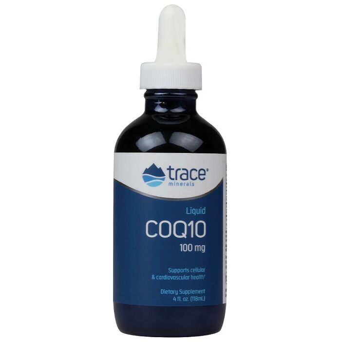 Trace Minerals Liquid CoQ10 (100 mg), 118 ml