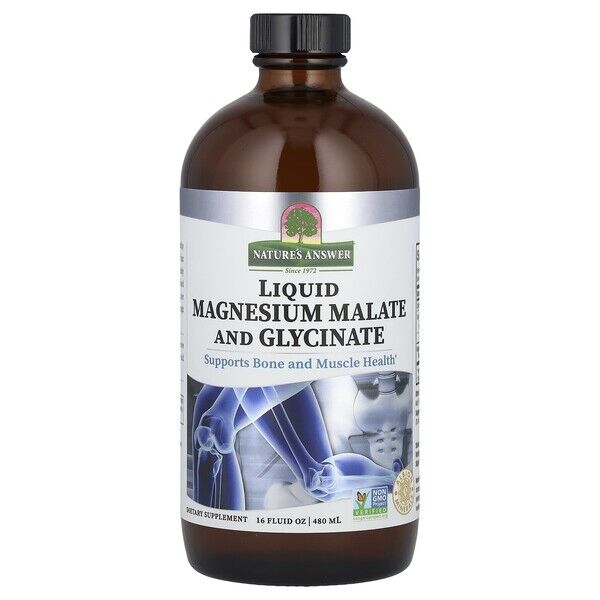 Flytande magnesiummalat och glycinat – 480 ml – Viking Supplements